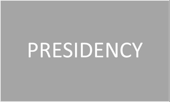STRUCTURE composed of the President and the First and the Second Vice-presidents elected by