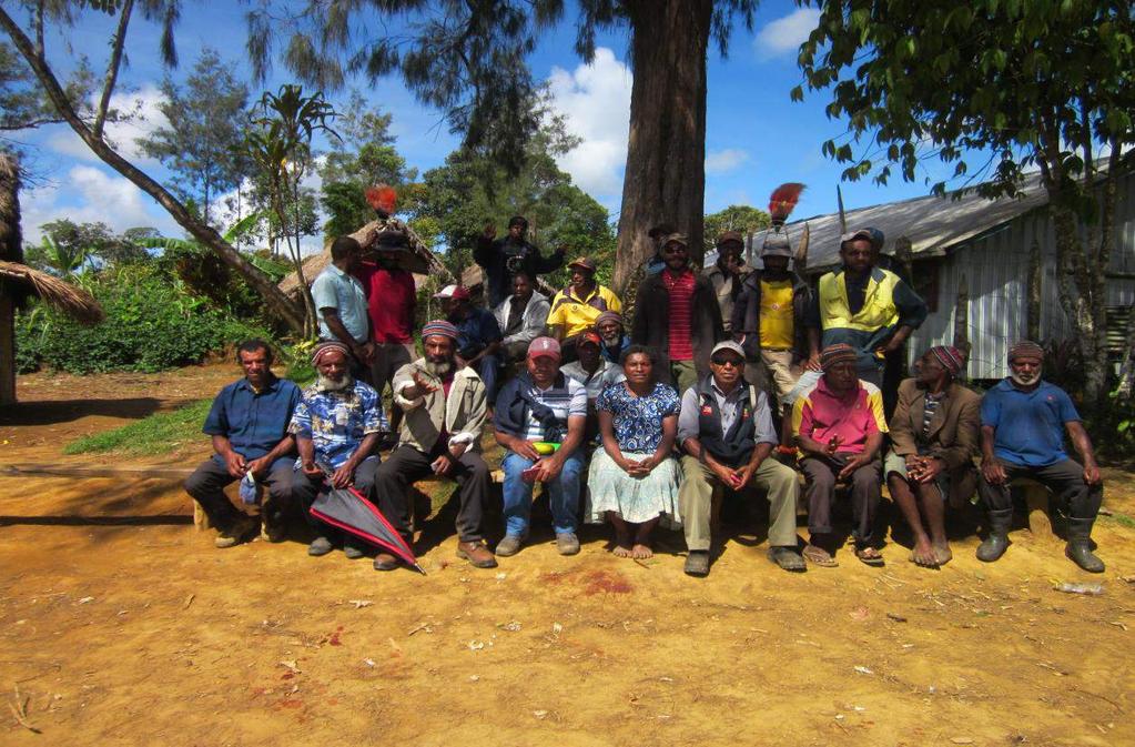 Group photo of participants in a public consultation Maupini Junction.