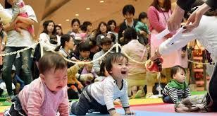 DAY 95 Number of Japanese children at record low The number of children in Japan has fallen to its lowest number since records began.