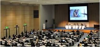 of religious communities in assisting refugees at the 2013 UNHCR World Refugee Day Symposium "Faith and Protection", in Tokyo.