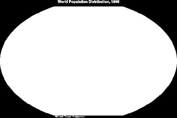Population distributions are uneven and change
