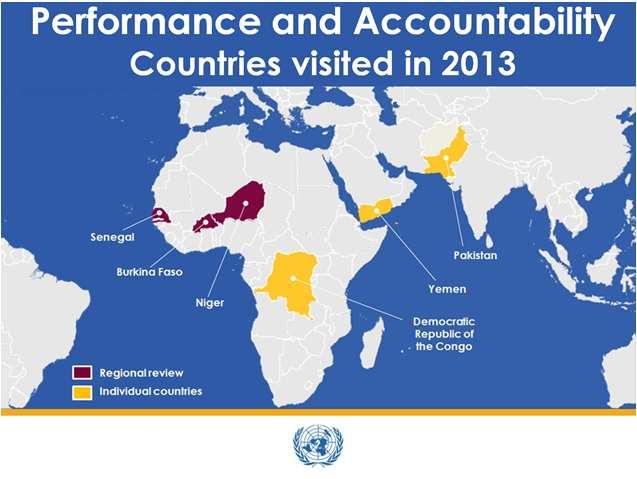 In the Democratic Republic of the Congo, the review determined that CERF allocations helped to strengthen the role of clusters, foster coordination and joint action on specific issues and fill