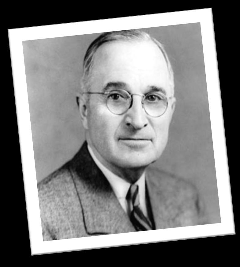 Meeting Economic Challenges President Truman s Inheritance Harry S. Truman can make difficult decisions, take responsibility Truman Faces Strikes 1946, higher prices, lower wages lead 4.
