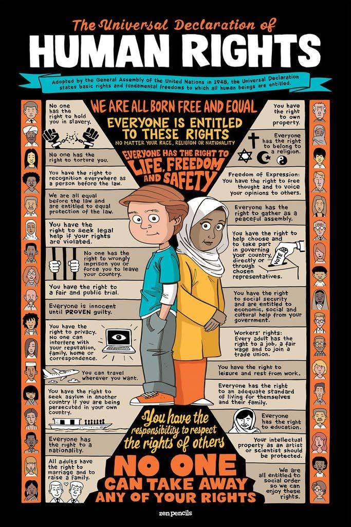 The Universal Declaration of Human Rights 1948 The idea of the Declaration was that people would have the freedom to enjoy these rights without