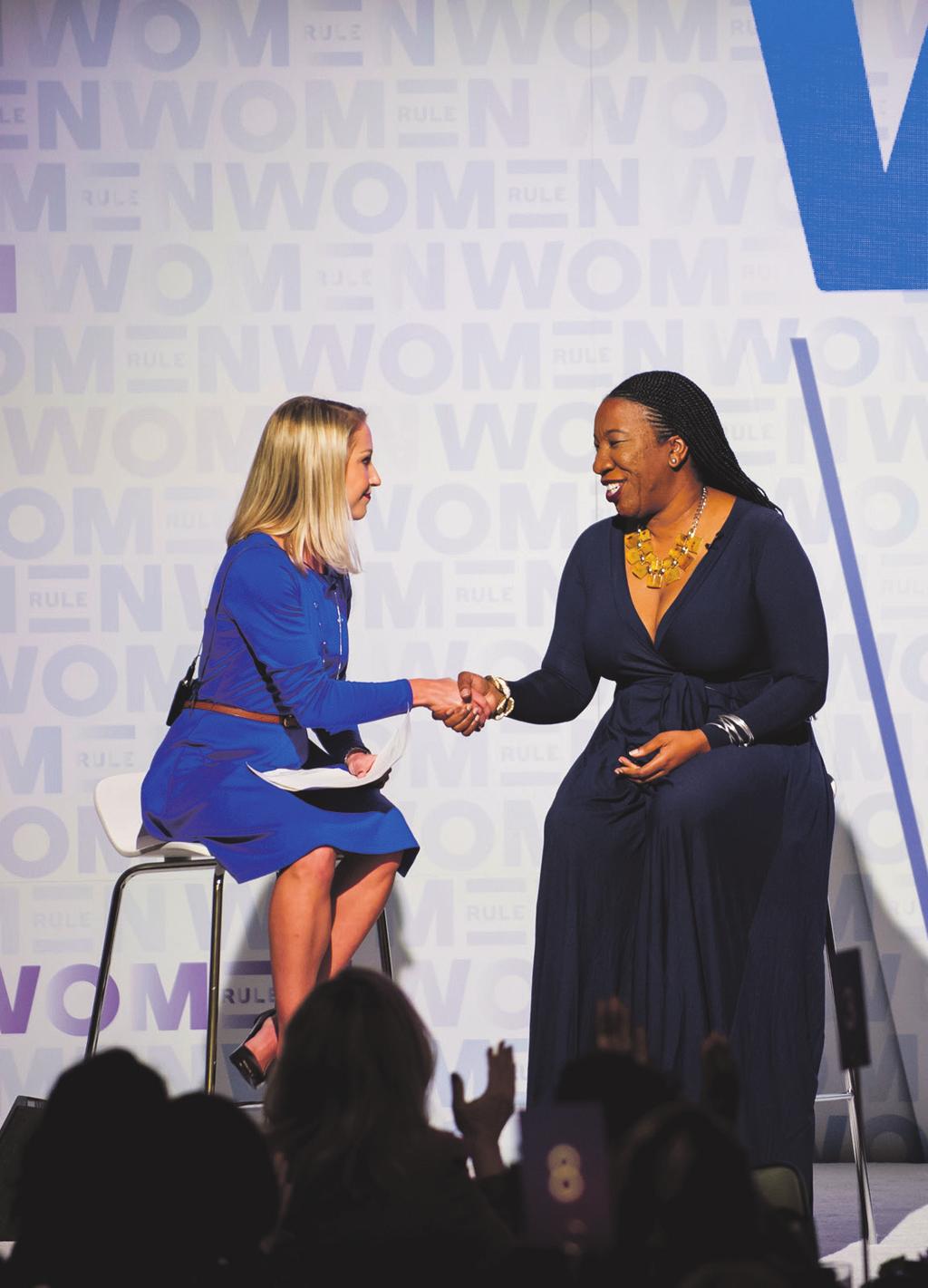 the challenges ahead Connect: Join the Women Rule community from across sectors, and meet the women shaping the world from behind the scenes at the center of the political, business and intellectual