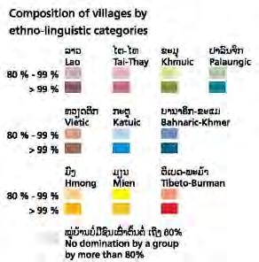 Mon-Khmer comprises 24% of the total population. They mainly live in highland areas across the country from North to South.