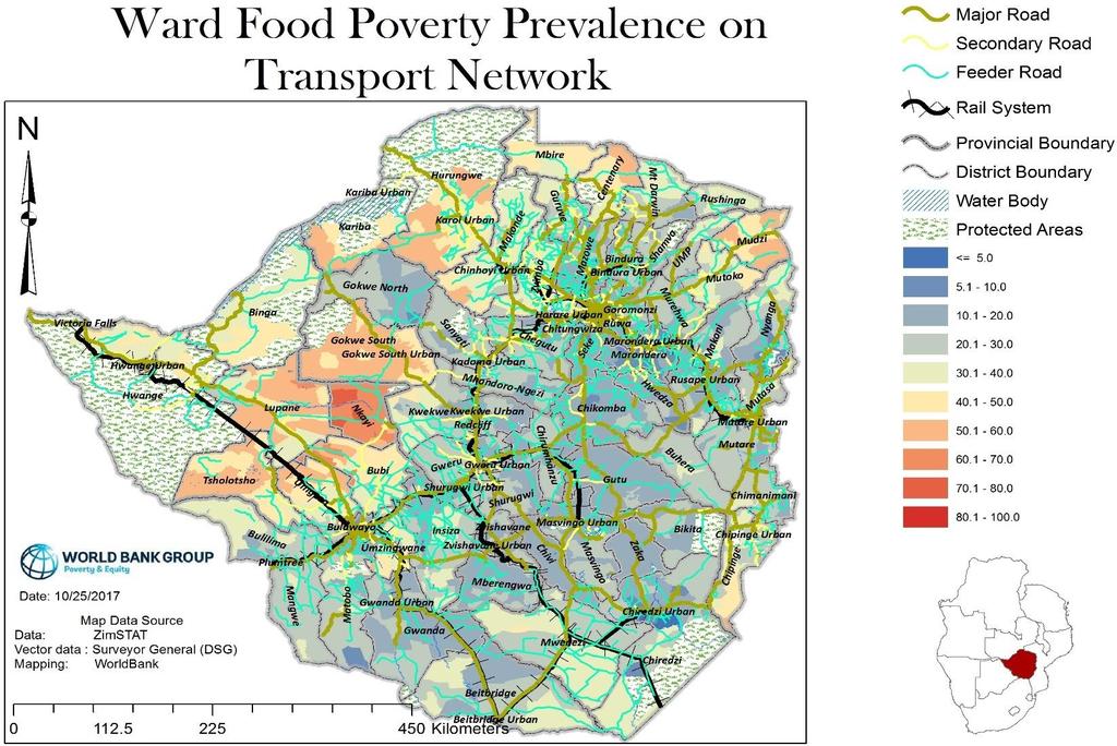 Rural poverty likely also linked to poor connectivity.