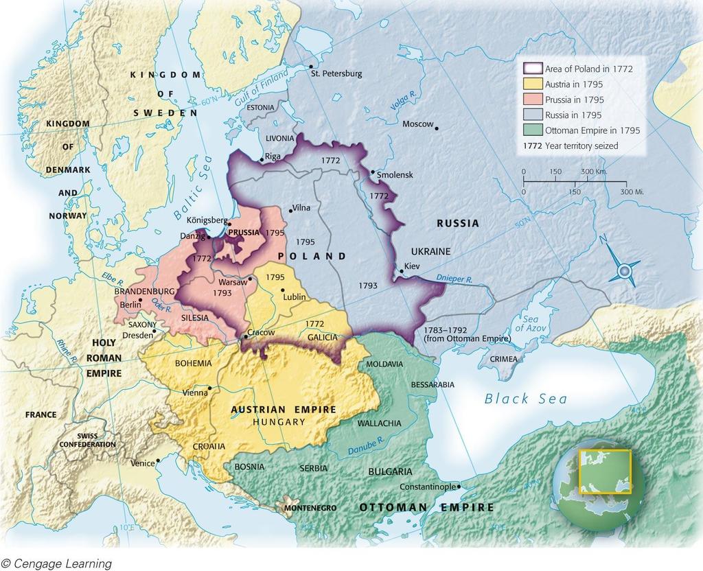 The Partition of Poland and the Expansion of Russia Prussia,