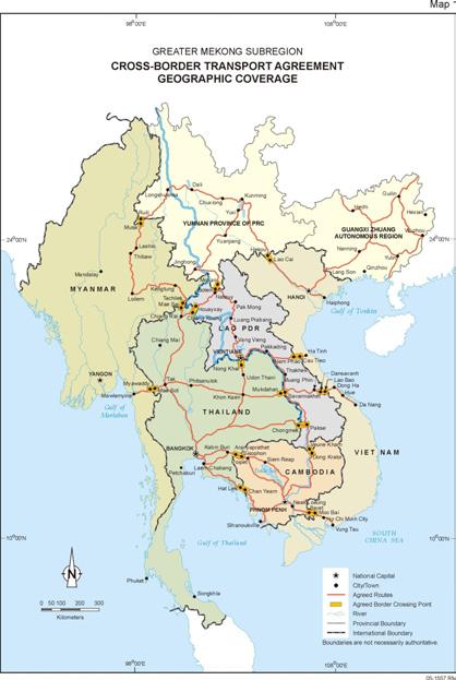 Initial Implementation at Key Border Crossings Hekou (China)-Lao Cai (Viet Nam) Start Implementation ( 2007) Single Window Inspection Mukdahan (Thailand) - Savannakhet (Lao PDR) Implementation