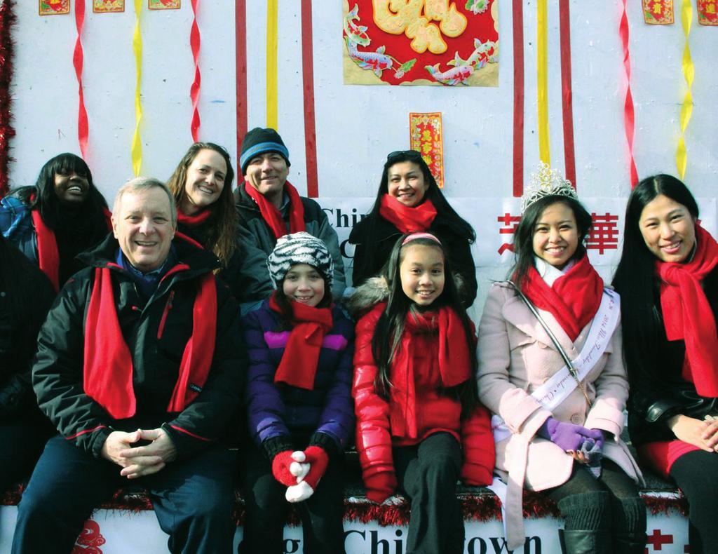 53 Senator Durbin on Chicago Chinatown Chamber of Commerce parade float. Source: Chicago Chinatown Chamber of Commerce.