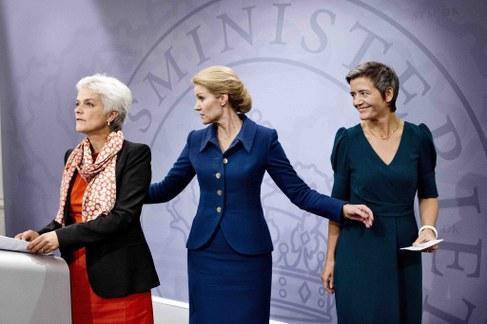 DENMARK IN 2012 Government in Denmark 2012 was formed by three political parties led by women: Prime