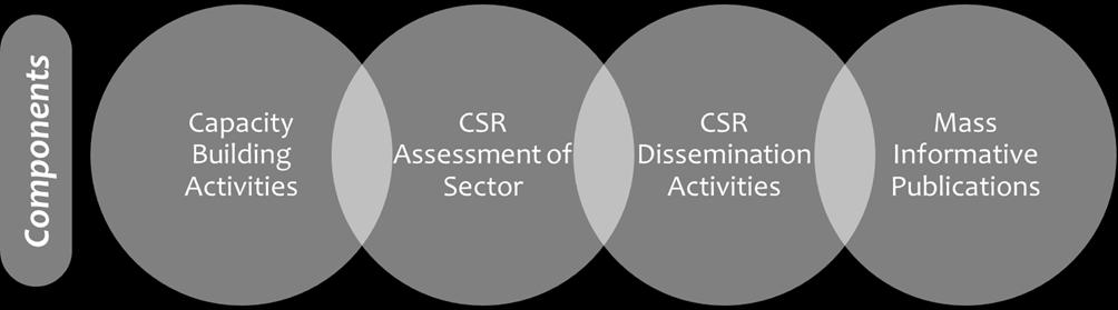 production and environmental sensitivity o CSR awareness CSR Assessment of the Sector: Politic and Strategic CSR recommendations on micro, meso and macro levels was made in the Report and it was