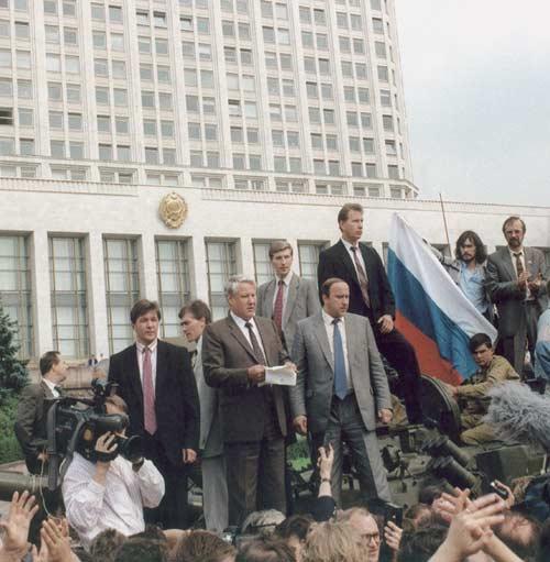 of Yeltsin Boris Yeltsin became Russia s (NOT the Soviet) 1 st directly elected president.
