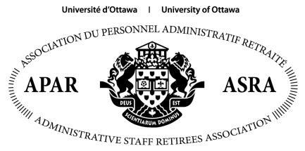 Constitution of the University of Ottawa Administrative Staff Retirees Association This agreement was modified at the special meeting of the ASRA held on May 15, 2013 and will remain in force unless