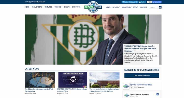 Sports Venue Business Sports Venue Business (SVB) is the only platform dedicated to providing an access-all-areas pass to the sector s key influencers and decision-makers, with information delivered