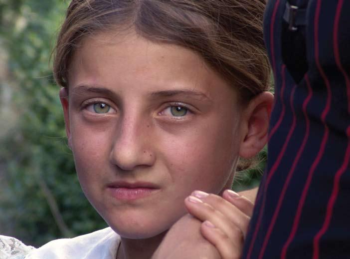 A girl displaced by the fighting in Georgia. Photo courtesy of UNHCR/Y. Mechitov/August 2008.