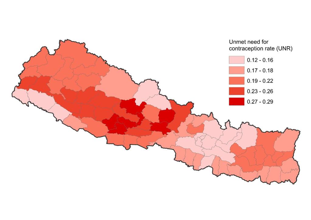Complex: Small Area Estimations of Family Planning Nepal: District level