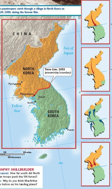 South Korea from communism The Soviet Union supplied weapons to the communists in North