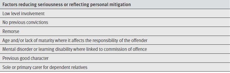 8 18. Peculiar to the guideline for riot sentences, is the following caption: Where sentencing other offences committed in the context