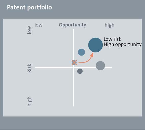 Patent portfolio management with IPscore Helping you to set priorities You can use IPscore to examine your company s patent portfolio analyse the value of