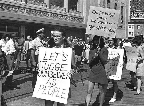 Women Protesting the Miss America