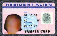Resident Alien Card I-551 (two versions, front only) The I-551 is a revised
