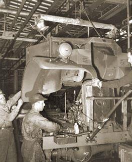 12 Workers assembling a military truck at a Ford Motors car factory 13 Certain goods were hard to get during wartime, especially