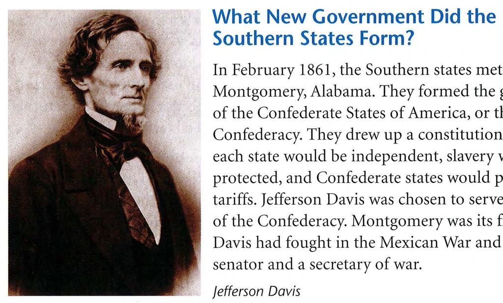 Buchanan thought the Southern states would then rejoin the Union. Senator John Crittenden of Kentucky offered a compromise.
