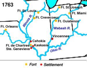 The French Counter 1682 the French build a fort on the upper Illinois the Illinois, Shawnee and Miamis return 1684 Indian population around the French fort grows to 20,000.