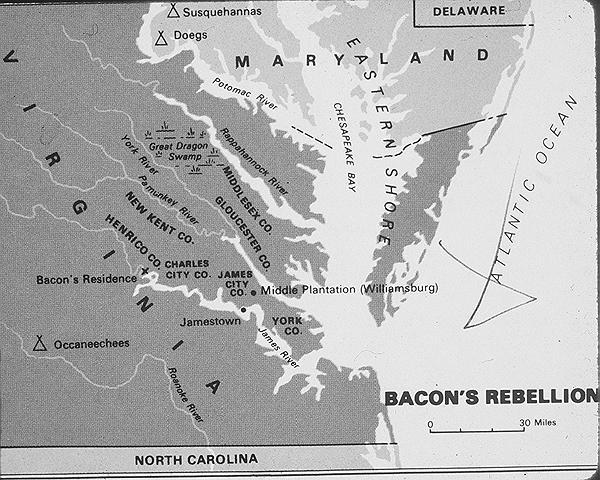 Bacon s Rebellion Nathaniel Bacon elected general of a militia comprised of small farmers after he promises to bankroll the operations