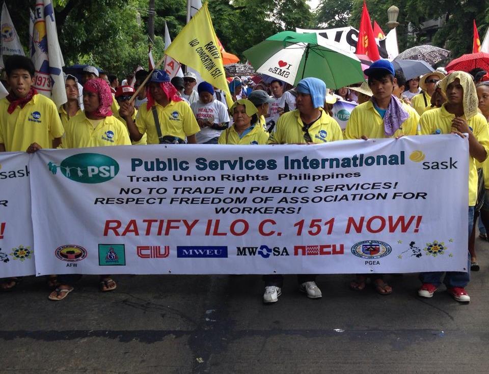 Trade Union Rights: Philippines PSI NCC working to ensure the rights guaranteed by ILO Convention 151 are backed by legislation.