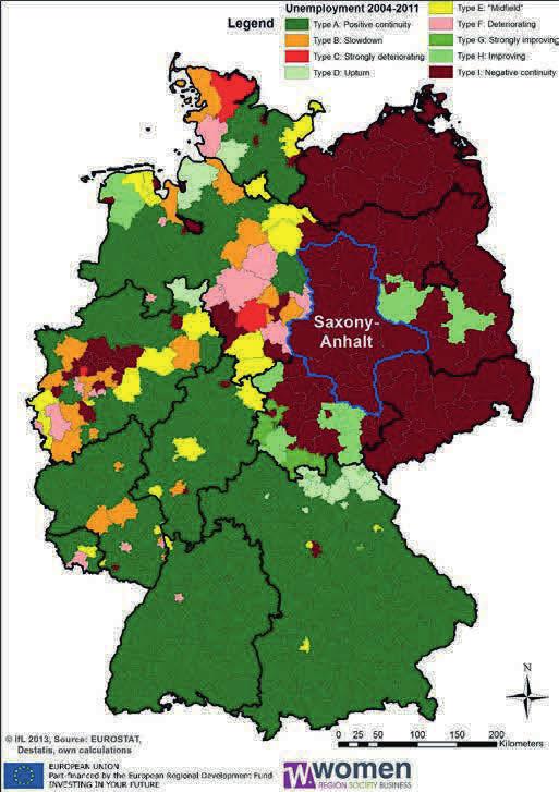 2.1 State of Saxony-Anhalt, Germany: A Shrinking Region in the Middle of Europe Saxony-Anhalt is one of the five new Federal States in Eastern Germany.