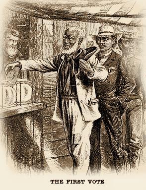 1870-15 th Amendment: Black males allowed to vote.