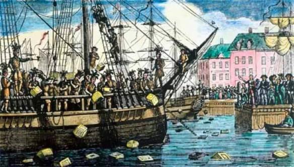 Boston Tea Party Tea Tax angered colonists 1773: British Parliament gave the British East India Company a monopoly on tea sales in the colonies Colonists saw this as a scheme to hide the tea tax It