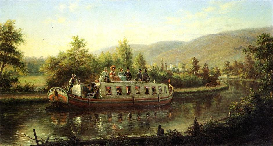 The Erie Canal It connected the Atlantic