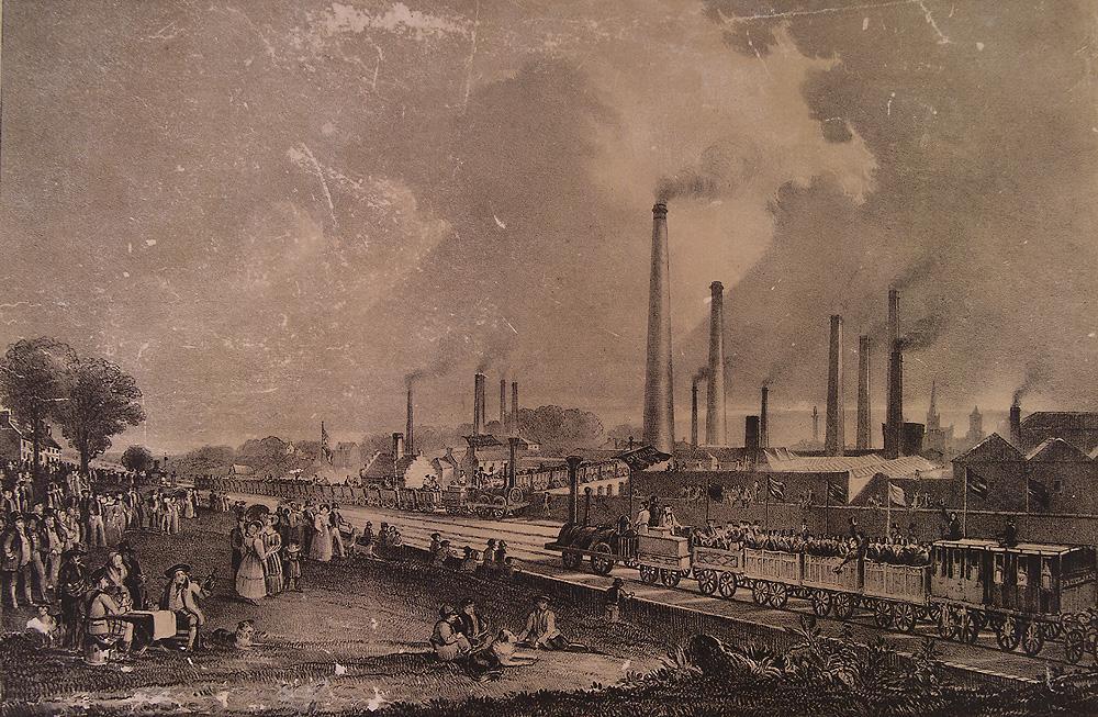 The Industrial Revolution has two phases: one material, the other social; one
