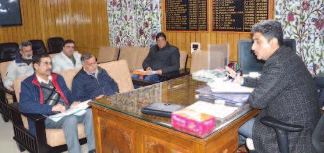 Force and State Forest Research Institute (SFRI). The Implementing agencies informed the meeting that all the works are going on in full swing and expected to be completed soon.