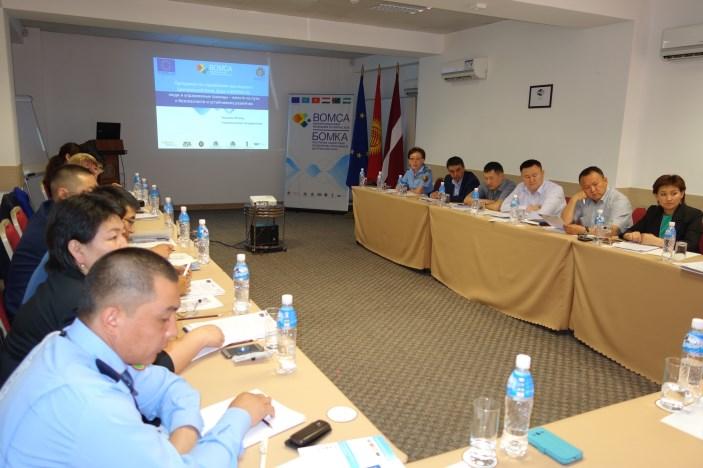 Two workshops on human resources management, financial planning and control were held in May 2016 in Dushanbe and Bishkek for the officers of the Tajik and Kyrgyz border and customs agencies.