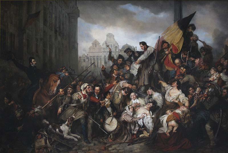 Belgian Independence: Former Austrian Netherlands 1815: the Kingdom of Holland merged