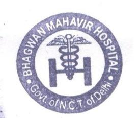 GOVERNMENT OF NATIONAL CAPITAL TERRITORY OF DELHI BHAGWAN MAHAVIR HOSPITAL H-4/5, GURU HARKISHAN MARG, PITAMPURA DELHI -110034 Email: msbmh-dhs-delhi@nic.