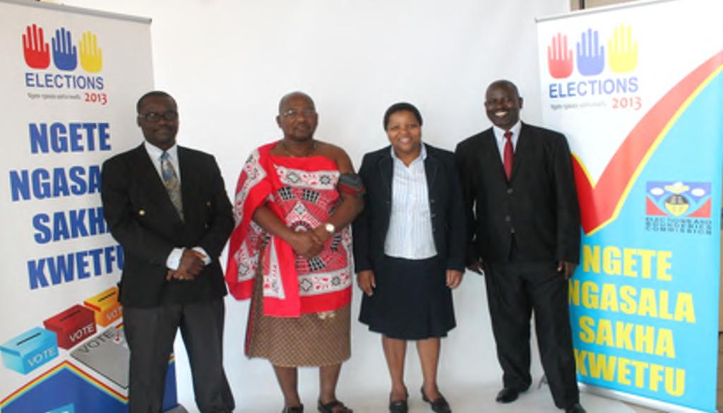 Commissioners from Left to Right: Mzwandile Fakudze, Chief Gija Dlamini, Nkosung'menzi Dlamini and Ncumbi Maziya. 2.