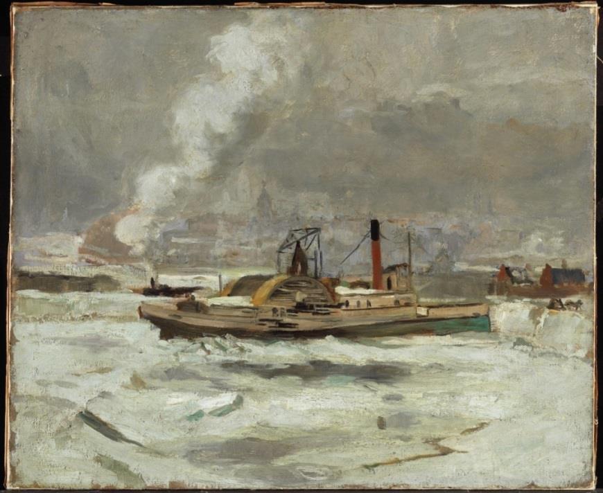 a steamship in Louise Basin, Quebec