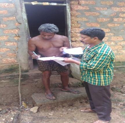 Identified two persons living alone at Mayyil and Cherupuzha without any help from family and it was solved at the Adalath as the family members agreed to take care of them.
