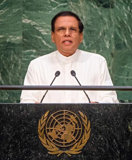 6 President of Sri Lanka at the 70th Session of the United Nations General Assembly President H.E.
