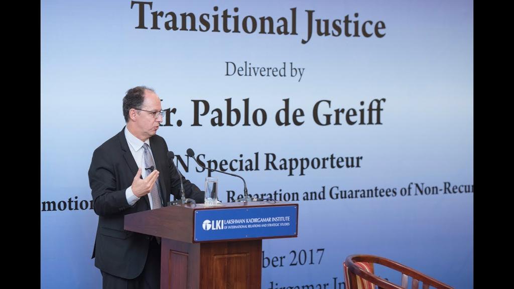 10 Report of the UN Special Rapporteur on transitional justice Report of the Special Rapporteur on the promotion of truth, justice, reparation and guarantees of non-recurrence on his global study on