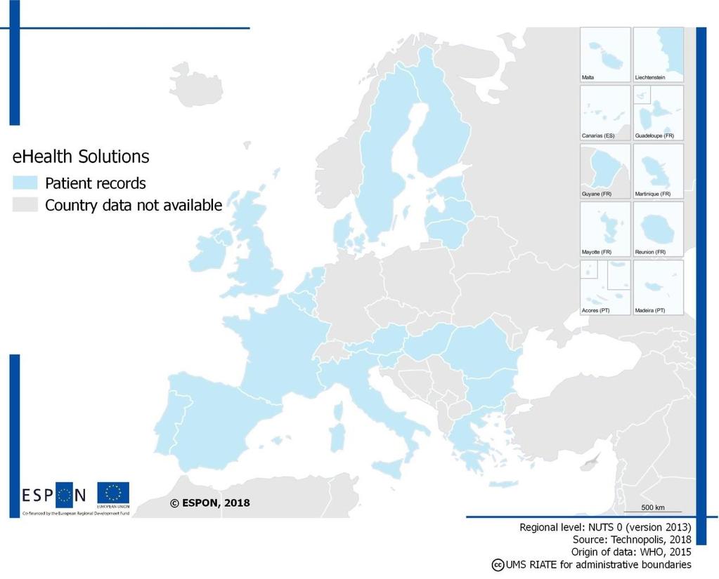Mapping of ehealth in the EU Implementation of privacy protection Access to Electronic Health Records EHR