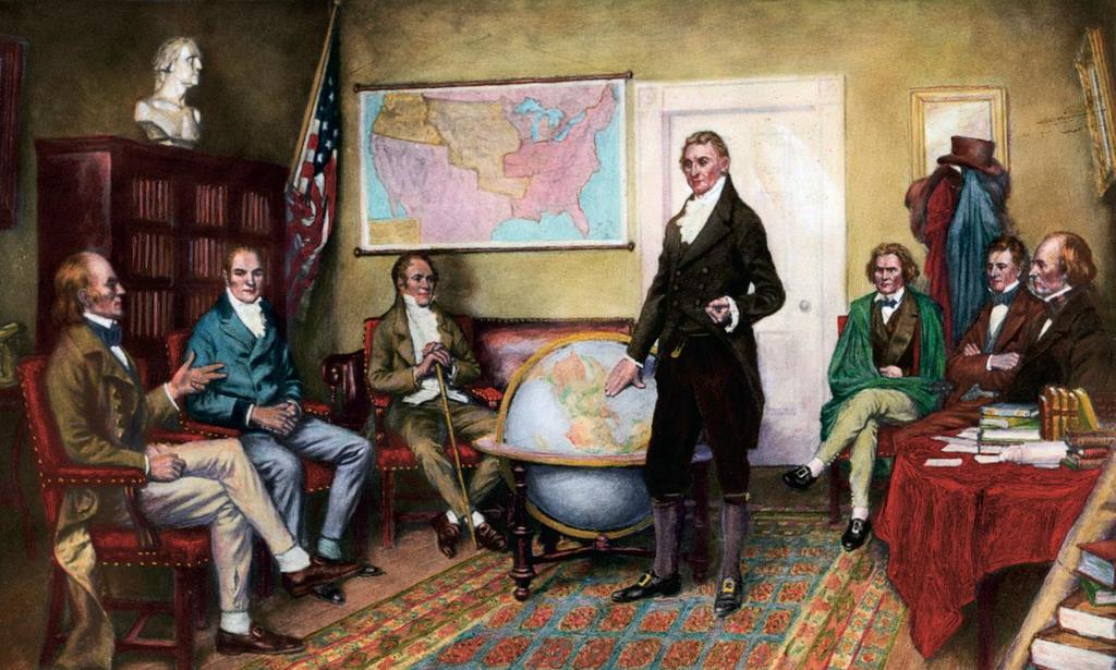 Monroe Doctrine Annual message to Congress in December 1823 No more colonization No interference with existing colonies No interference