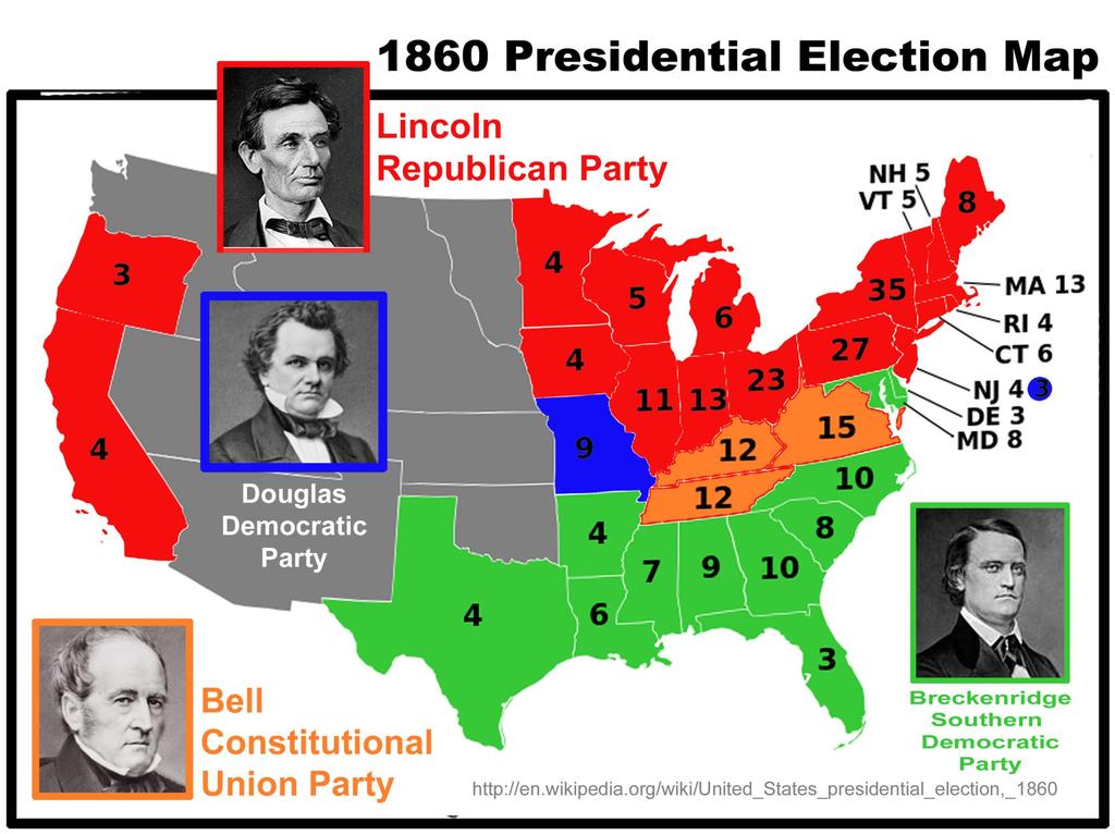 Thursday March 13, 2014 After I won the election of 1860 the