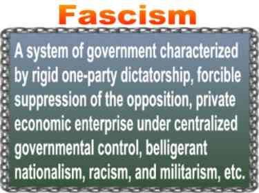 Fascism and Communism 1.