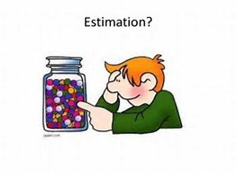 Wednesday, September 19, 2018 Estimation A value made inexact on purpose